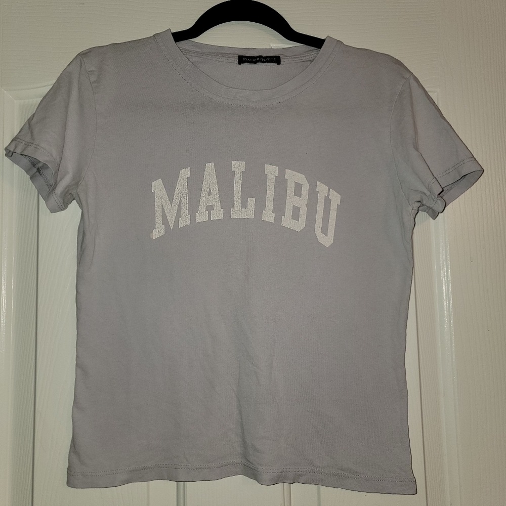 Brandy Melville Light Blue Malibu Tee